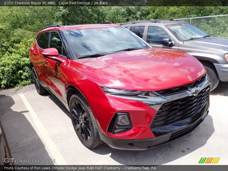 Cajun Red Tintcoat / Jet Black 2020 Chevrolet Blazer RS AWD
