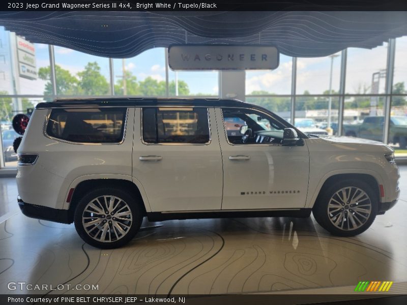 Bright White / Tupelo/Black 2023 Jeep Grand Wagoneer Series III 4x4