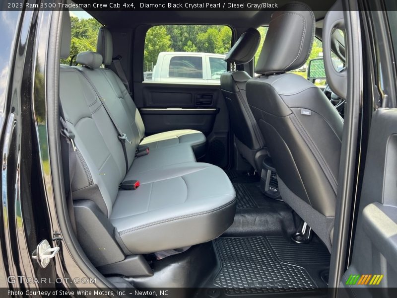 Diamond Black Crystal Pearl / Diesel Gray/Black 2023 Ram 3500 Tradesman Crew Cab 4x4