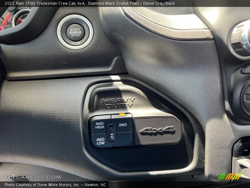 Diamond Black Crystal Pearl / Diesel Gray/Black 2023 Ram 3500 Tradesman Crew Cab 4x4