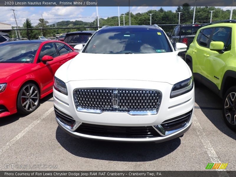 Pristine White / Ebony 2020 Lincoln Nautilus Reserve