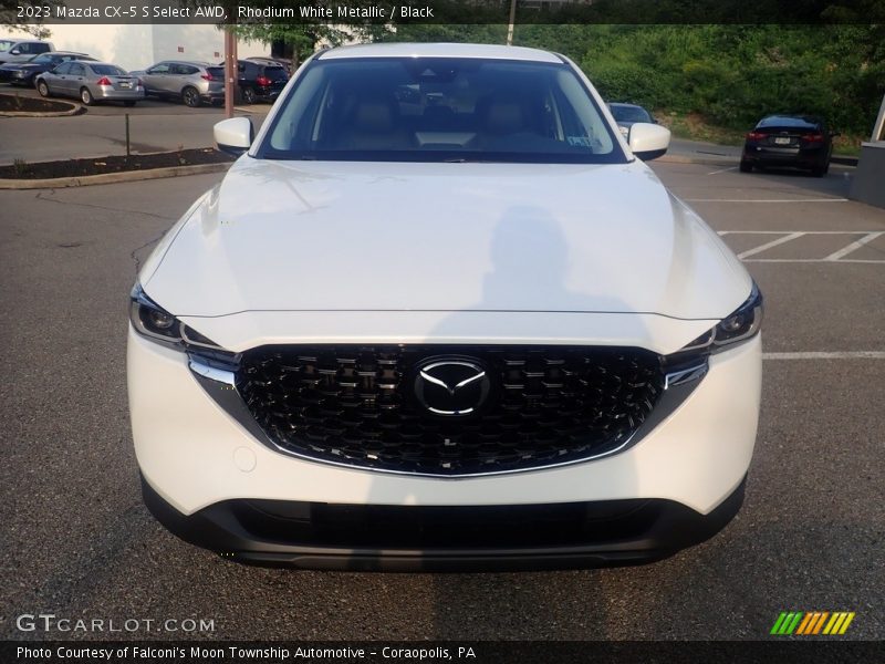 Rhodium White Metallic / Black 2023 Mazda CX-5 S Select AWD