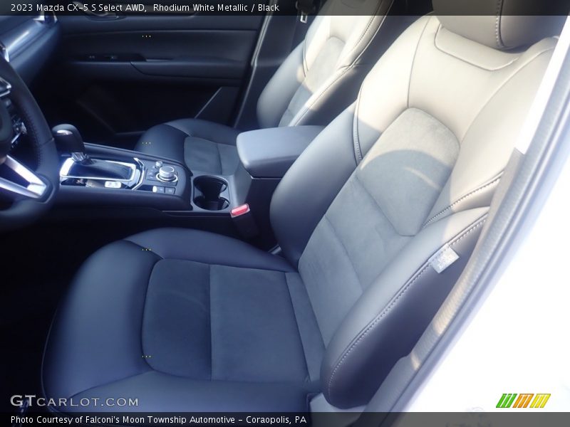 Rhodium White Metallic / Black 2023 Mazda CX-5 S Select AWD