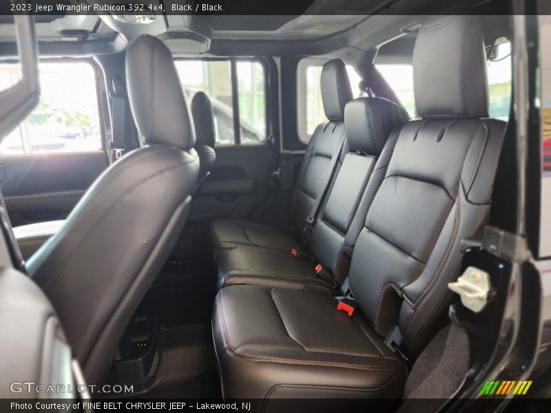Rear Seat of 2023 Wrangler Rubicon 392 4x4