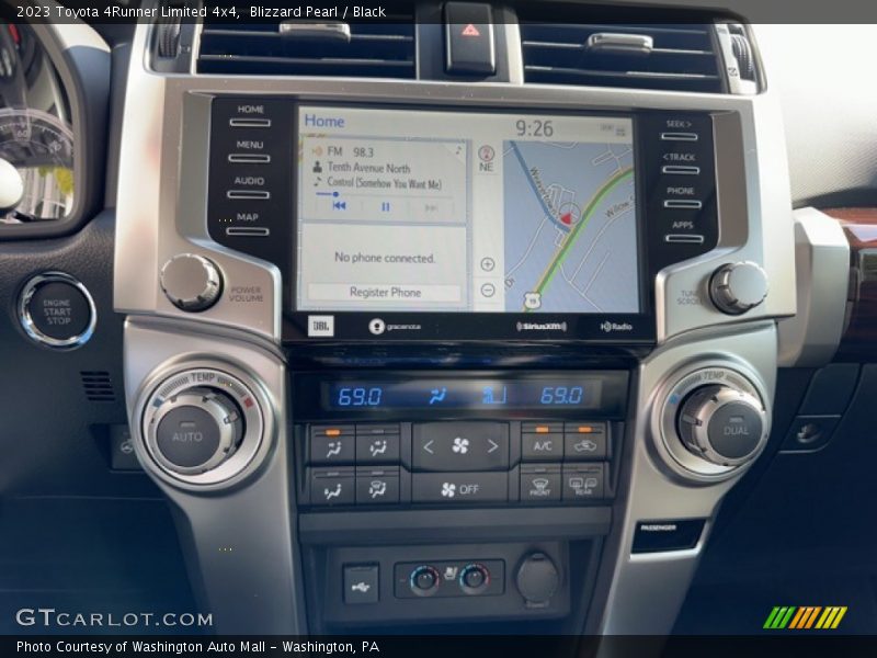 Controls of 2023 4Runner Limited 4x4