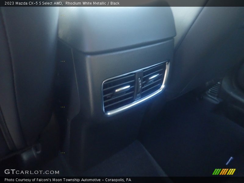 Rhodium White Metallic / Black 2023 Mazda CX-5 S Select AWD