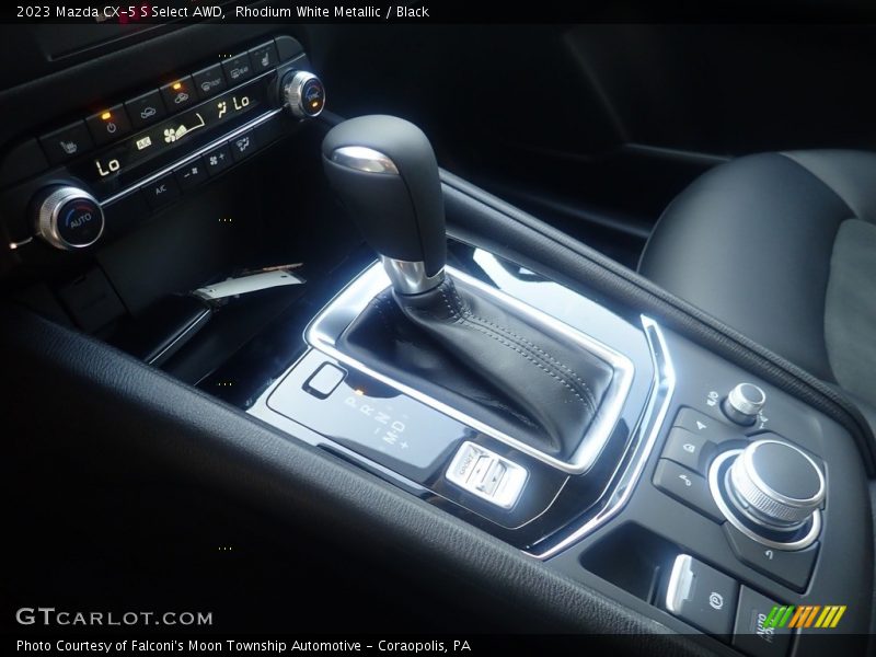 Rhodium White Metallic / Black 2023 Mazda CX-5 S Select AWD