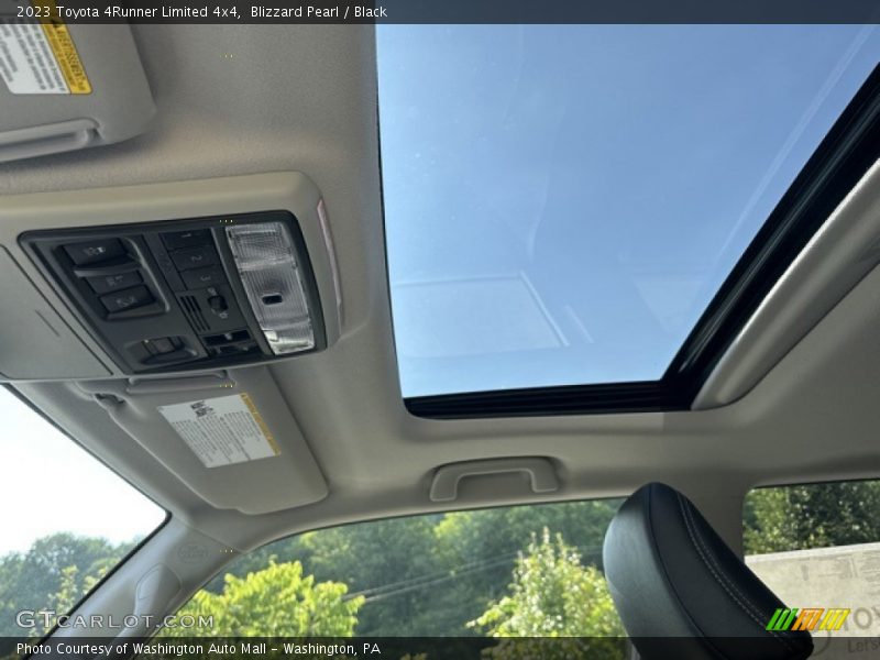Sunroof of 2023 4Runner Limited 4x4