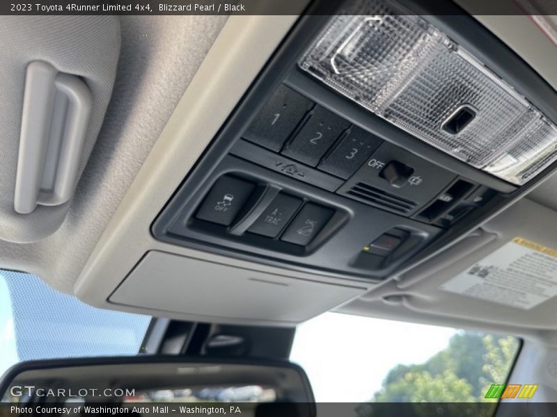 Controls of 2023 4Runner Limited 4x4