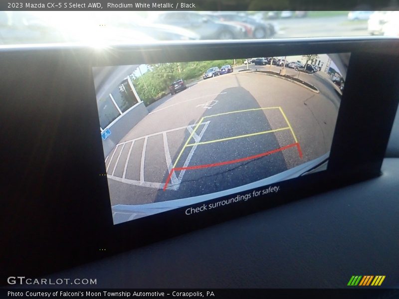 Rhodium White Metallic / Black 2023 Mazda CX-5 S Select AWD
