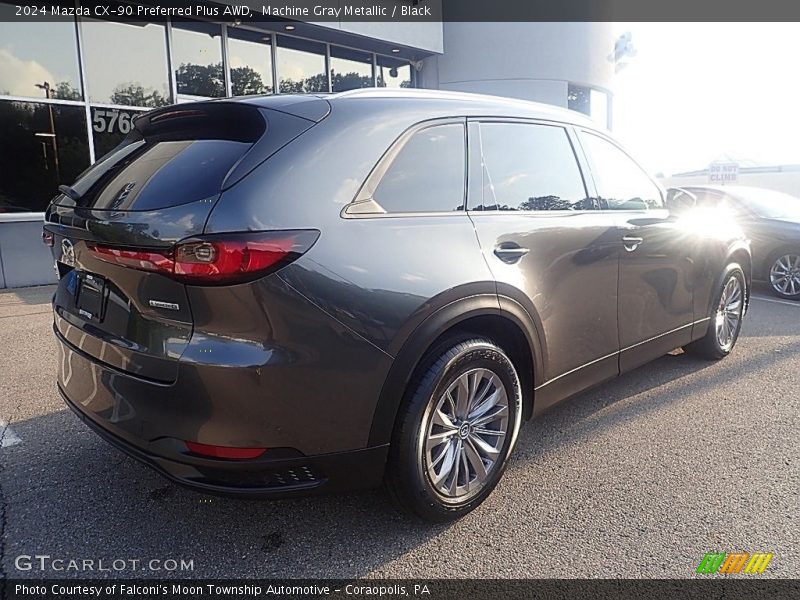 Machine Gray Metallic / Black 2024 Mazda CX-90 Preferred Plus AWD