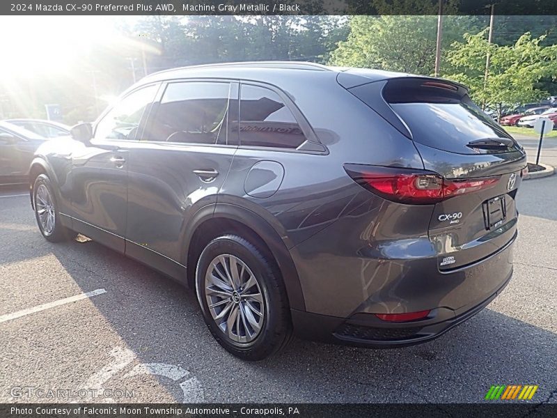 Machine Gray Metallic / Black 2024 Mazda CX-90 Preferred Plus AWD