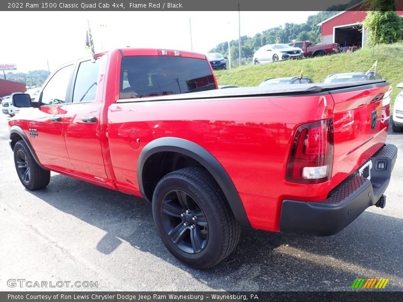 Flame Red / Black 2022 Ram 1500 Classic Quad Cab 4x4