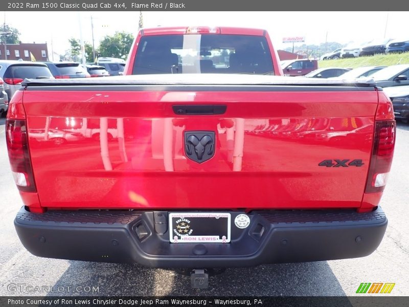 Flame Red / Black 2022 Ram 1500 Classic Quad Cab 4x4