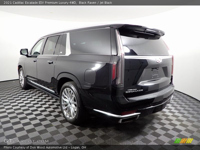 Black Raven / Jet Black 2021 Cadillac Escalade ESV Premium Luxury 4WD