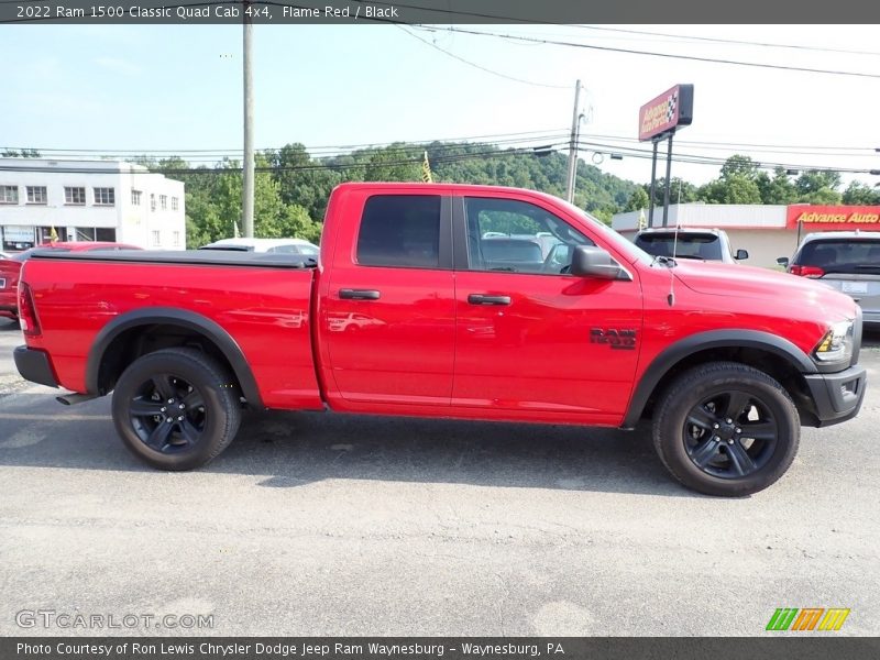 Flame Red / Black 2022 Ram 1500 Classic Quad Cab 4x4