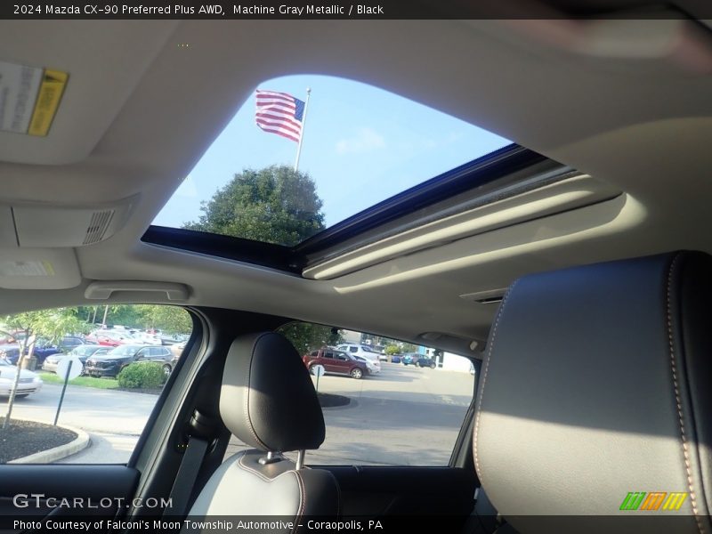 Machine Gray Metallic / Black 2024 Mazda CX-90 Preferred Plus AWD
