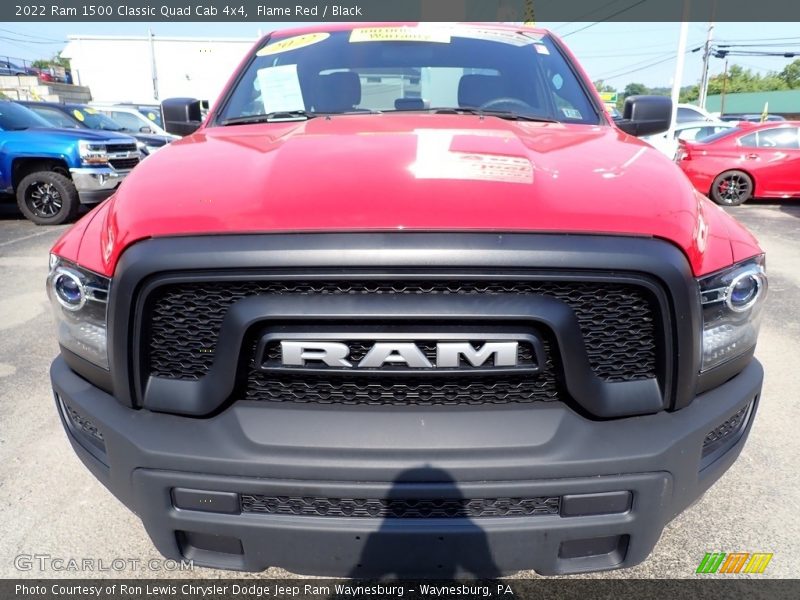 Flame Red / Black 2022 Ram 1500 Classic Quad Cab 4x4