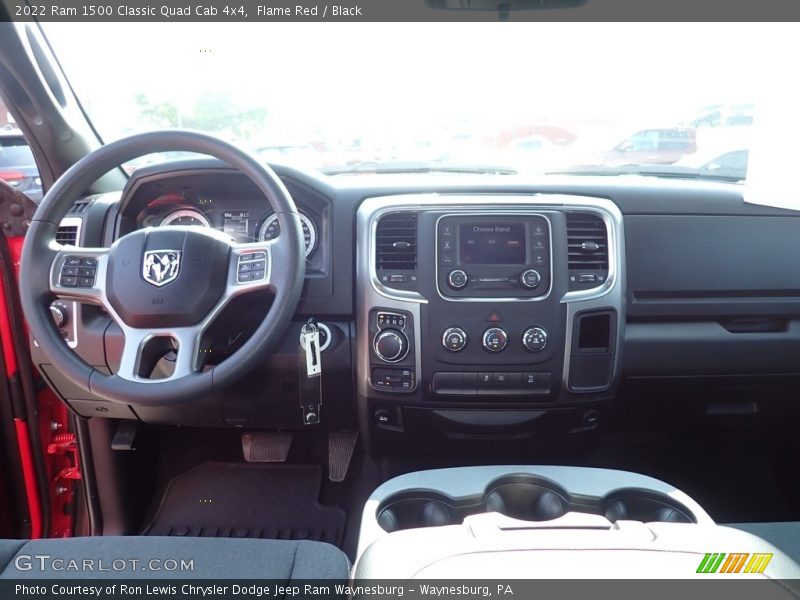 Flame Red / Black 2022 Ram 1500 Classic Quad Cab 4x4