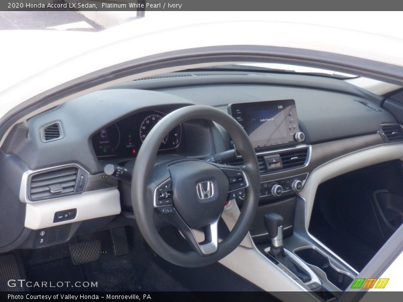 Dashboard of 2020 Accord LX Sedan
