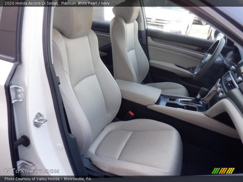 Front Seat of 2020 Accord LX Sedan