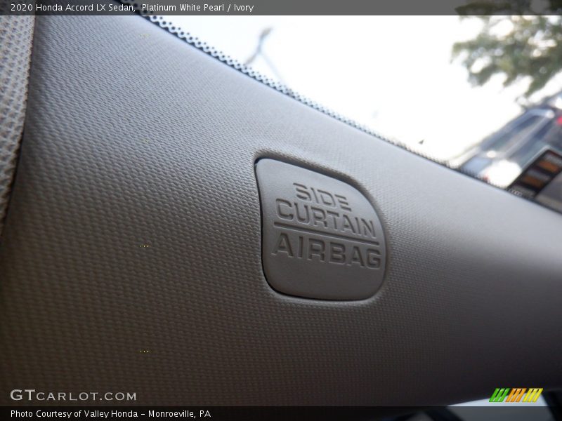 Platinum White Pearl / Ivory 2020 Honda Accord LX Sedan