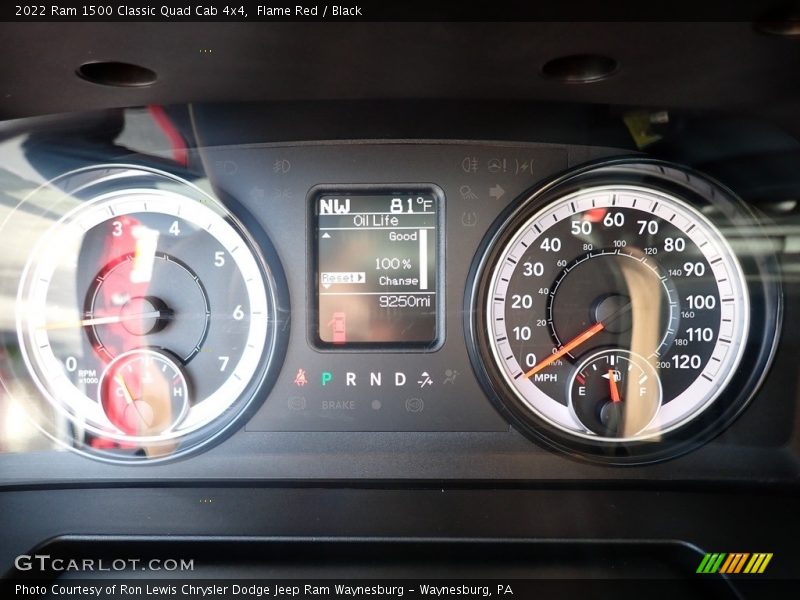 Flame Red / Black 2022 Ram 1500 Classic Quad Cab 4x4