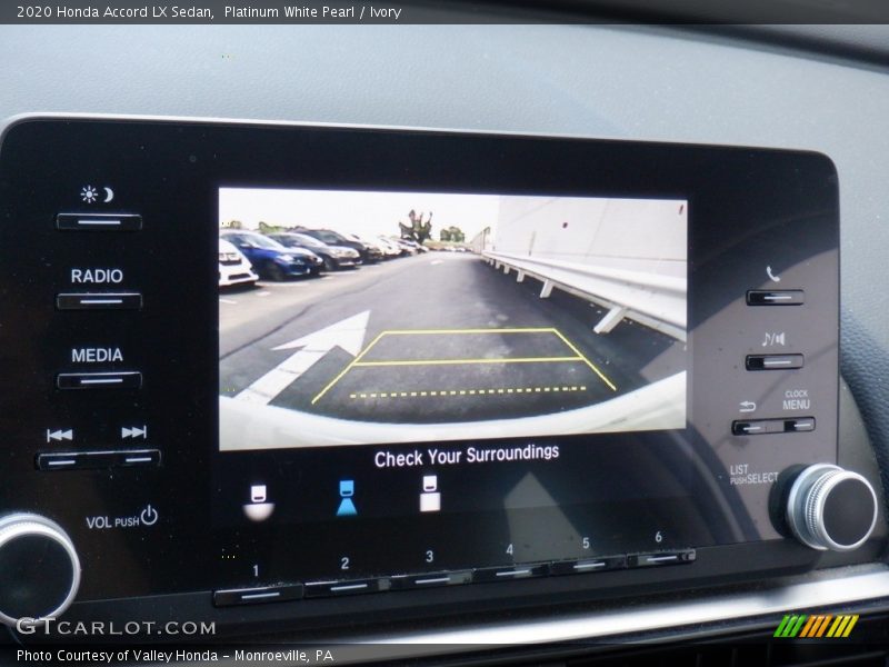 Platinum White Pearl / Ivory 2020 Honda Accord LX Sedan