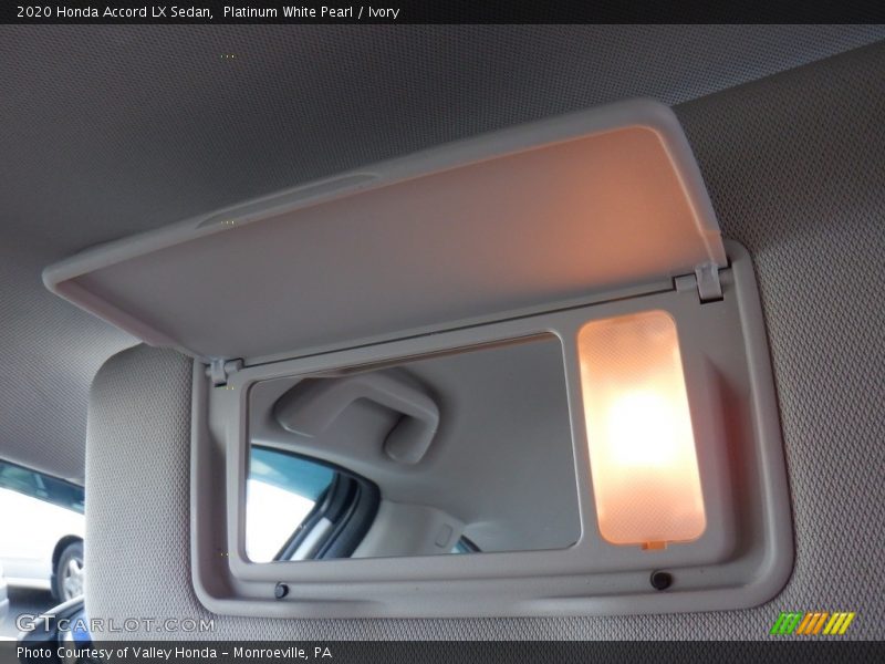 Platinum White Pearl / Ivory 2020 Honda Accord LX Sedan