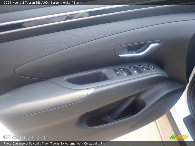 Serenity White / Black 2023 Hyundai Tucson SEL AWD