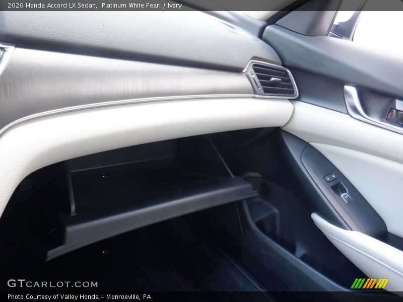 Platinum White Pearl / Ivory 2020 Honda Accord LX Sedan