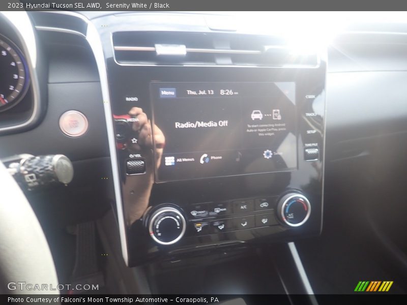Serenity White / Black 2023 Hyundai Tucson SEL AWD