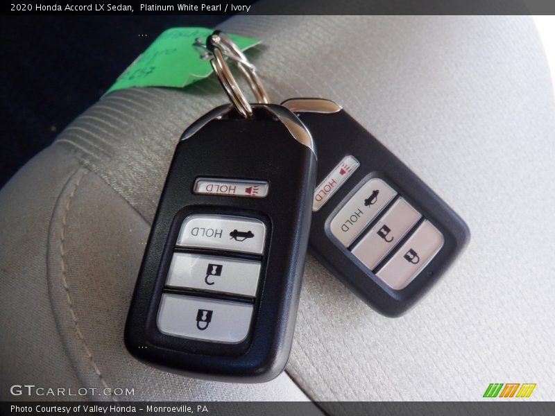 Keys of 2020 Accord LX Sedan