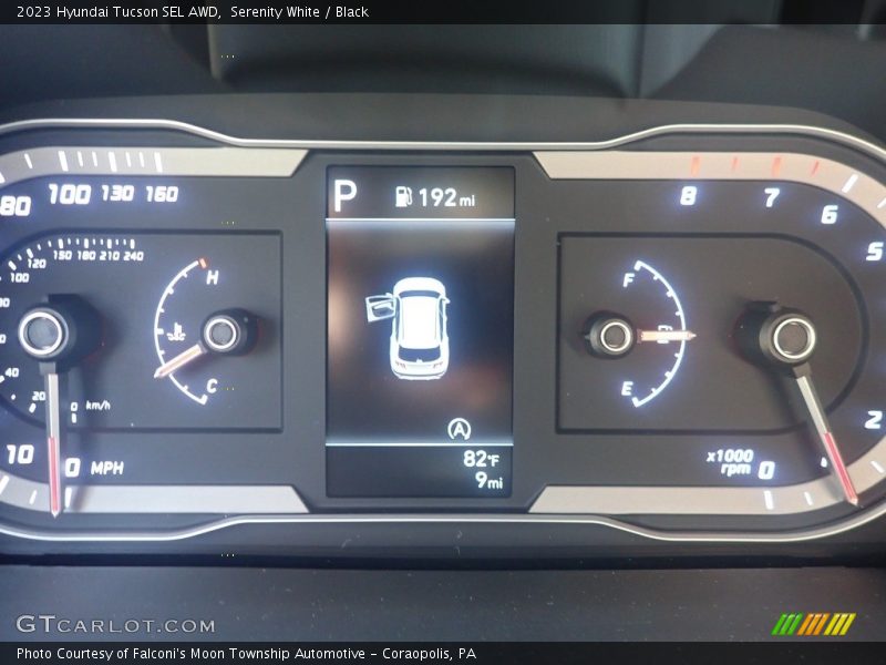 Serenity White / Black 2023 Hyundai Tucson SEL AWD