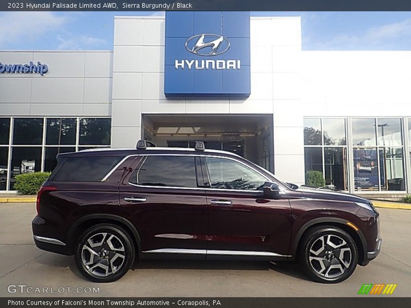  2023 Palisade Limited AWD Sierra Burgundy