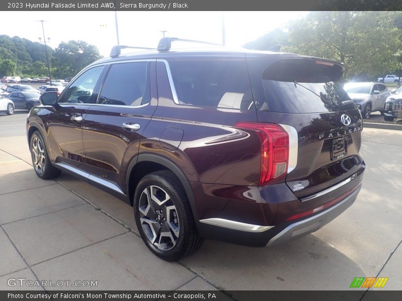 Sierra Burgundy / Black 2023 Hyundai Palisade Limited AWD