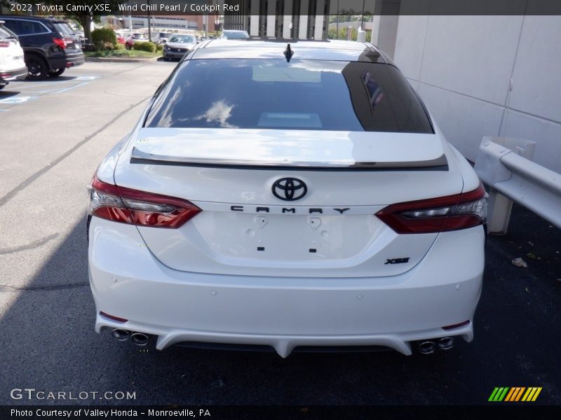 Wind Chill Pearl / Cockpit Red 2022 Toyota Camry XSE