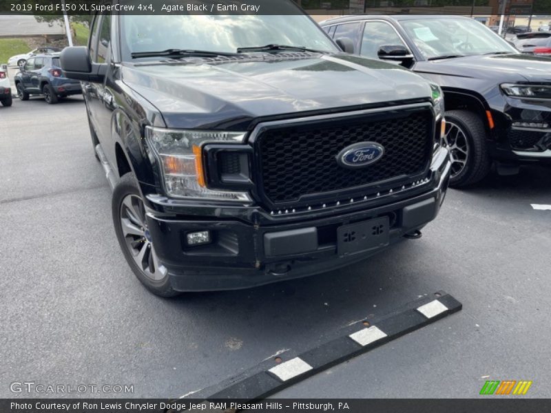 Agate Black / Earth Gray 2019 Ford F150 XL SuperCrew 4x4