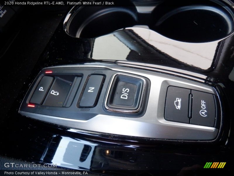 Platinum White Pearl / Black 2020 Honda Ridgeline RTL-E AWD