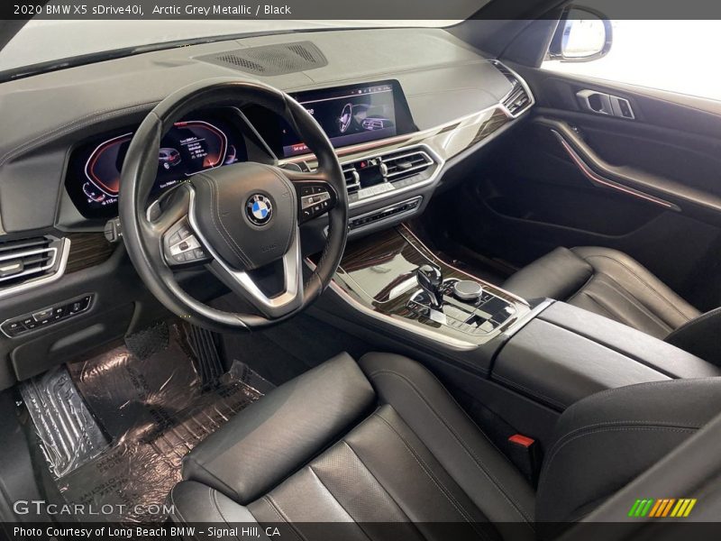 Arctic Grey Metallic / Black 2020 BMW X5 sDrive40i