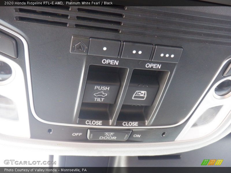 Platinum White Pearl / Black 2020 Honda Ridgeline RTL-E AWD