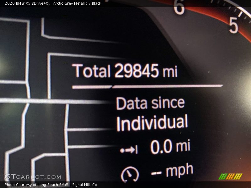 Arctic Grey Metallic / Black 2020 BMW X5 sDrive40i