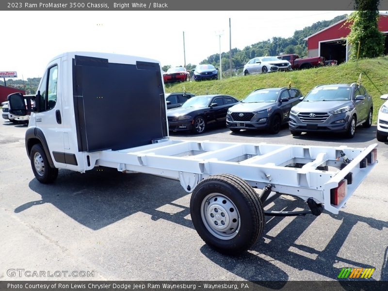 Bright White / Black 2023 Ram ProMaster 3500 Chassis