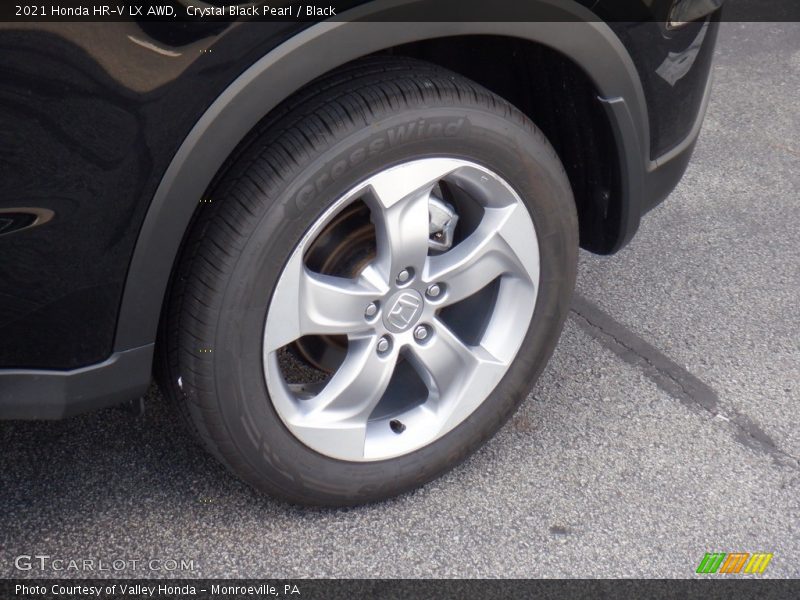 Crystal Black Pearl / Black 2021 Honda HR-V LX AWD