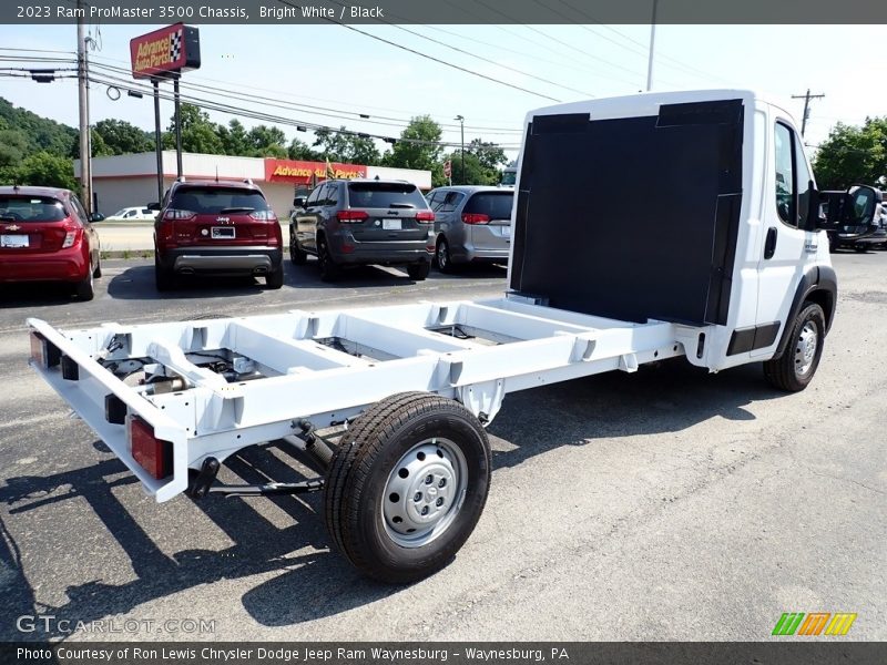 Undercarriage of 2023 ProMaster 3500 Chassis