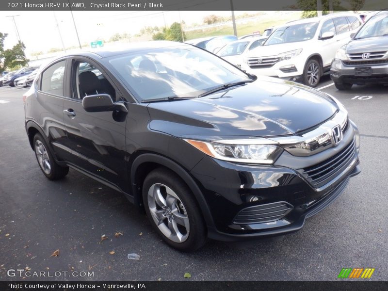 Crystal Black Pearl / Black 2021 Honda HR-V LX AWD