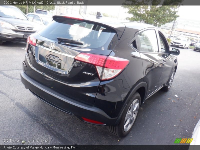 Crystal Black Pearl / Black 2021 Honda HR-V LX AWD
