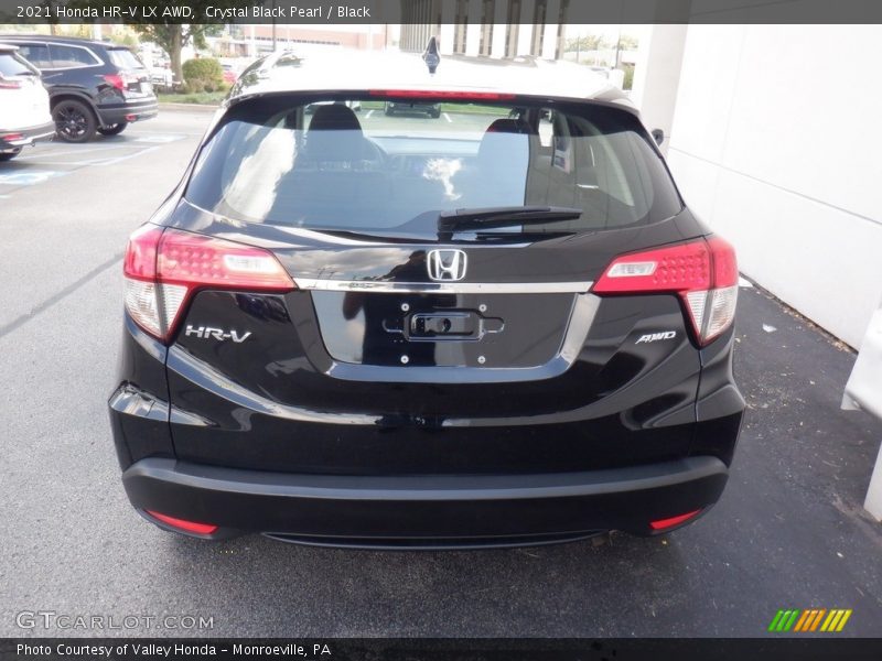 Crystal Black Pearl / Black 2021 Honda HR-V LX AWD