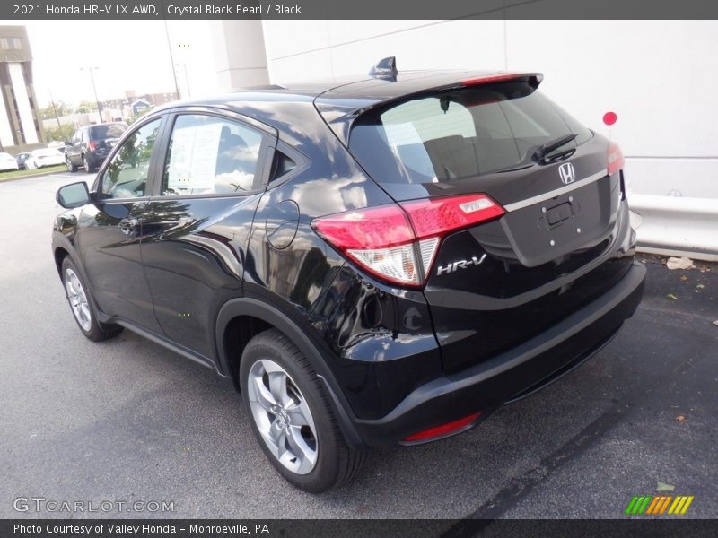 Crystal Black Pearl / Black 2021 Honda HR-V LX AWD