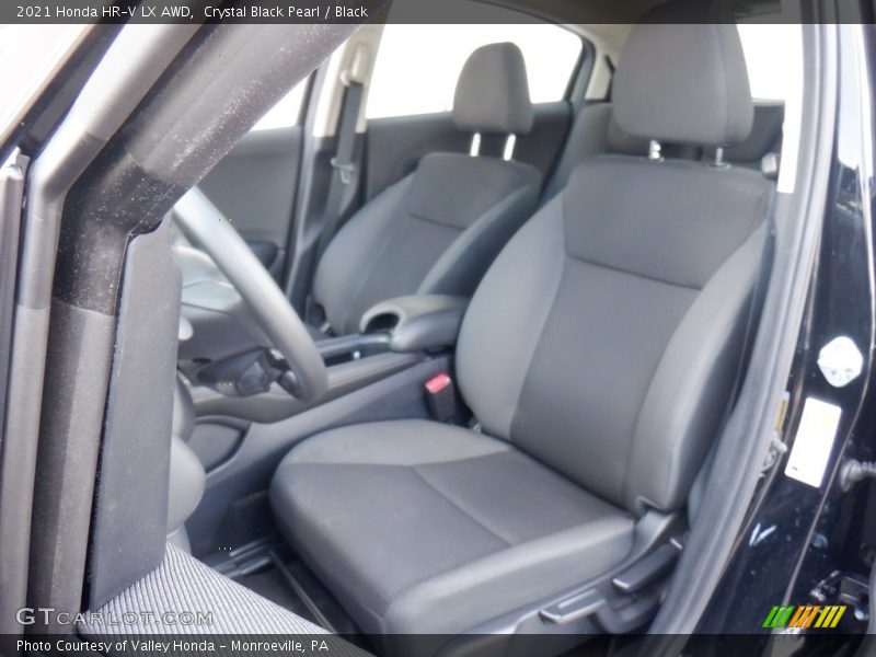 Crystal Black Pearl / Black 2021 Honda HR-V LX AWD
